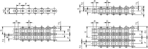 Short pitch precision roller chain