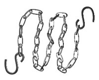 USA standard chain with hooks