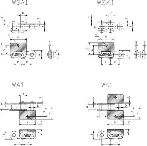 Chain attachments