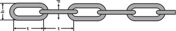 DIN763 link chain