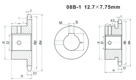 Finished bore sprocket