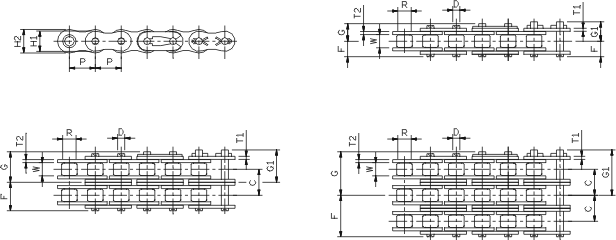 Heavy type chain