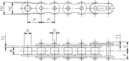 Heavy type chain