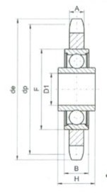 Idler sprocket