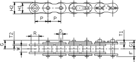 Self-lubrication chain