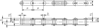 Self-lubrication chain