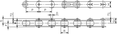 Self-lubrication chain