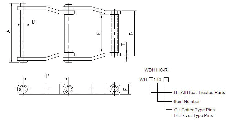 Welded steel chain