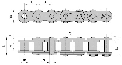 Zinc-plated chain